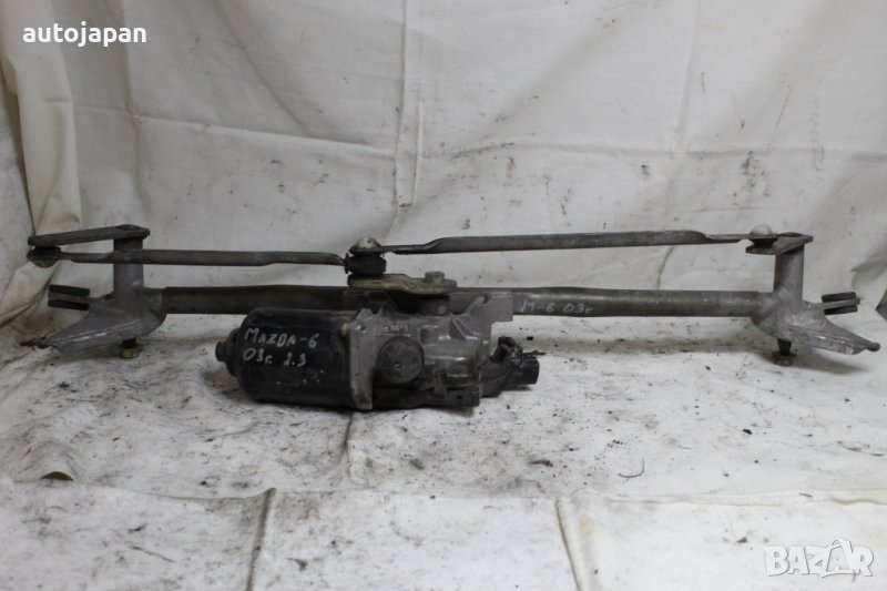 Лостов механизъм чистачки с моторче Мазда 6 2.3 03г Mazda 6 2.3 2003, снимка 1