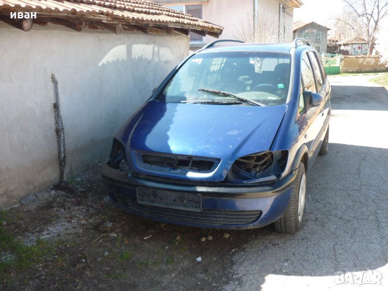 опел зафира а 2,0 дти 101 кс,2004 год,на части,, снимка 1