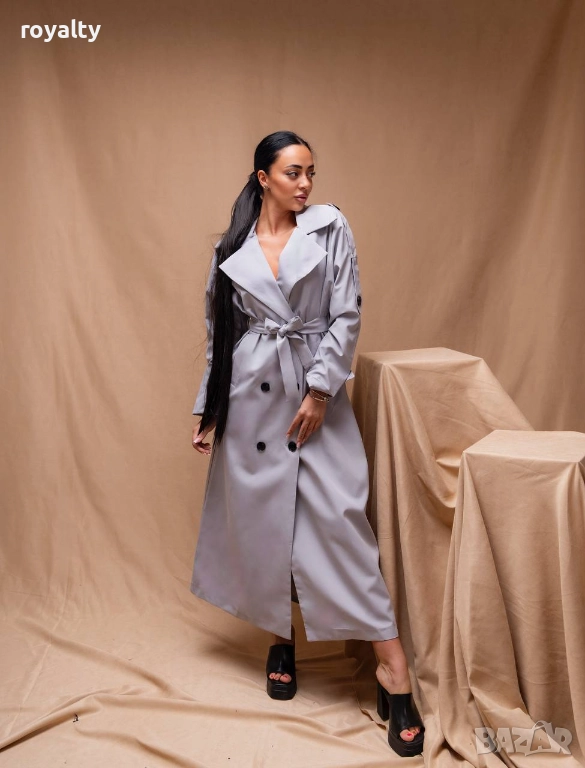 Дълго Дамско Палто , снимка 1