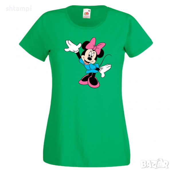 Дамска тениска Minnie Mouse 3 Подарък,Изненада,Рожден ден,, снимка 1
