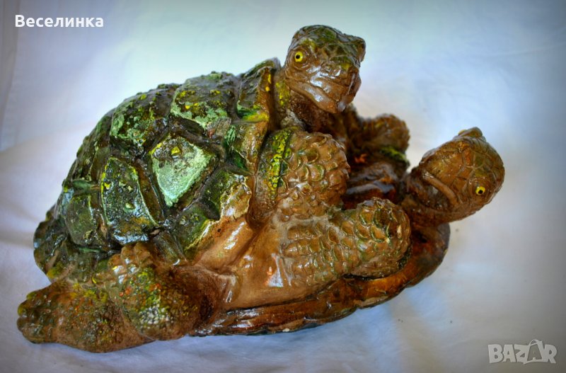 Големи гипсови костенурки за Свети Валентин, снимка 1