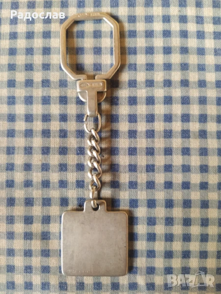 стар сребърен ключодържател , снимка 1