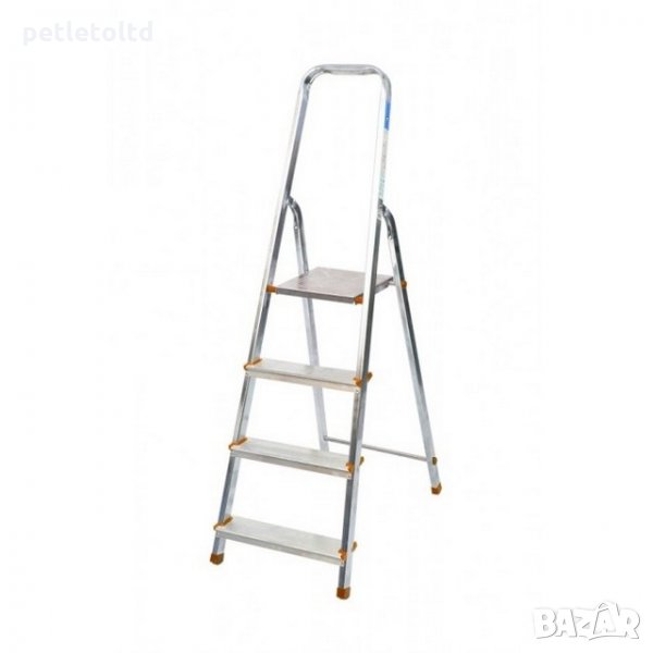 Домашна Стълба (двойна) 3+1 АЛУМИНИЕВА DRABEST, снимка 1