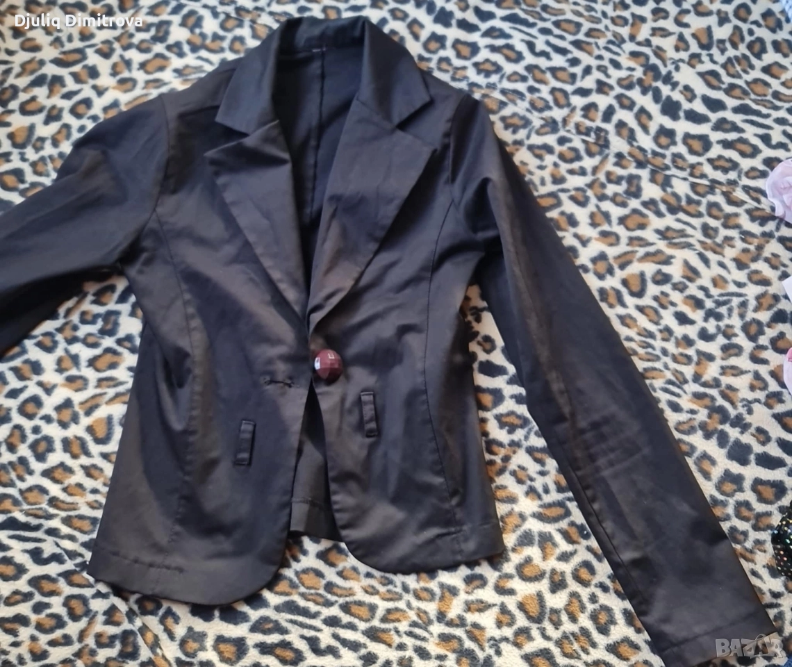 дамско черно сако , снимка 1