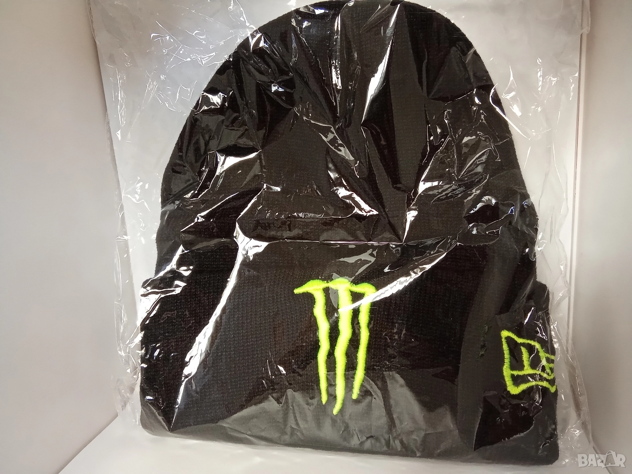 MONSTER Energy Drink Зимна шапка черна фес , снимка 1