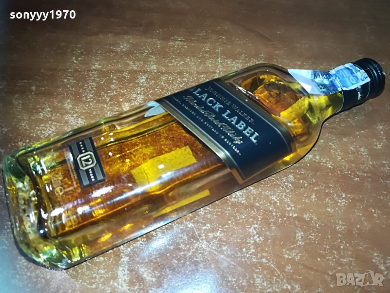 johney walker-12 black 200ml-празно шише  1405210922, снимка 1