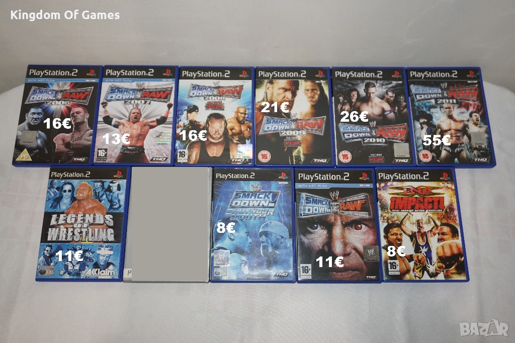 Игри за PS2 SmackDown vs Raw 2011 2010 2009 2008 2007 2006/Shut Your Mouth/TNA iMPACT, снимка 1