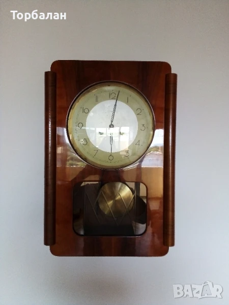 Старинен часовник с махало, снимка 1