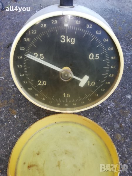 Ретро немски стенен кантар до 3кг., снимка 1