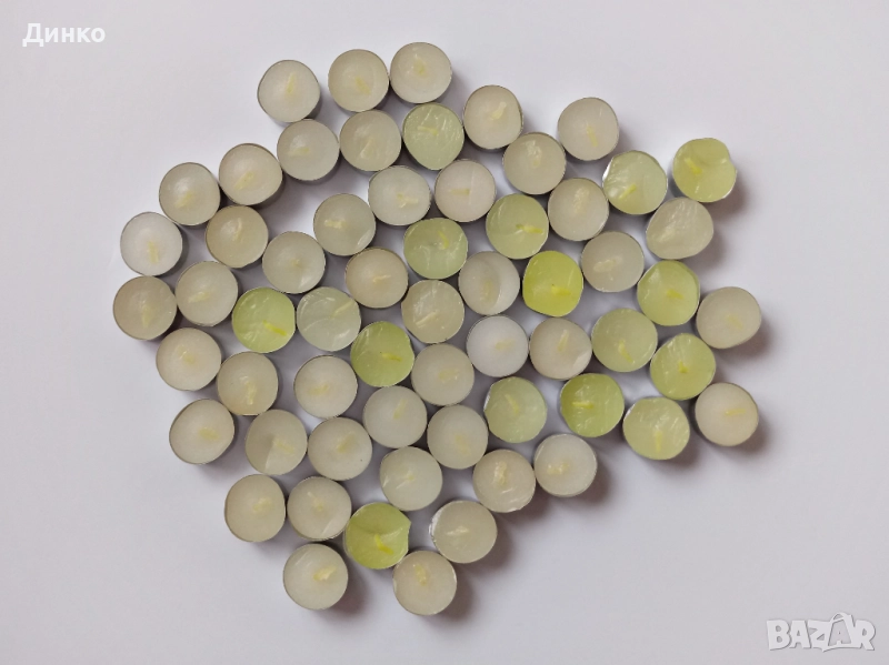 60 бр чаени свещи, 4 ч горене, снимка 1