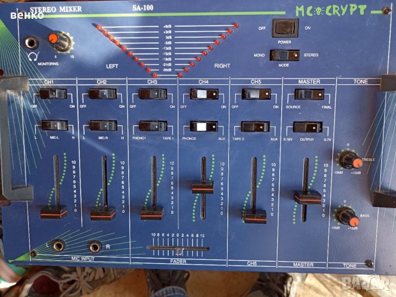 Стерео миксер SA100 (смесителен пулт), снимка 1