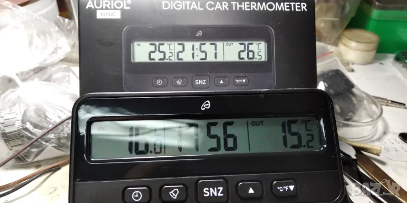 дигитален часовник за автомобил, снимка 1