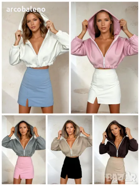 Дамски къси панталони с пола Naomi, 5цвята , снимка 1