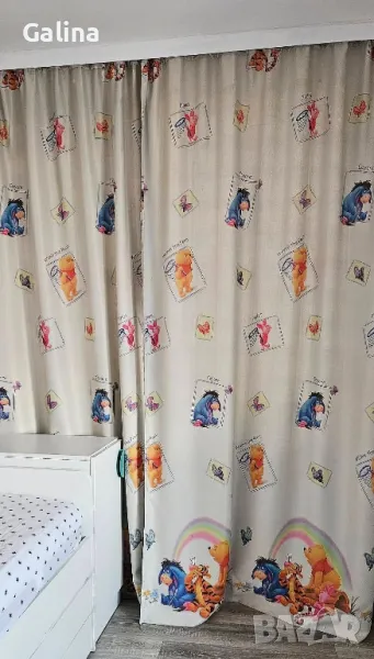 готови ушити завеси за детска стая с Мечо Пух , снимка 1