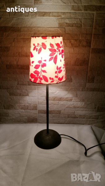 Стара метална нощна лампа - настолна лампа - Антика  , снимка 1