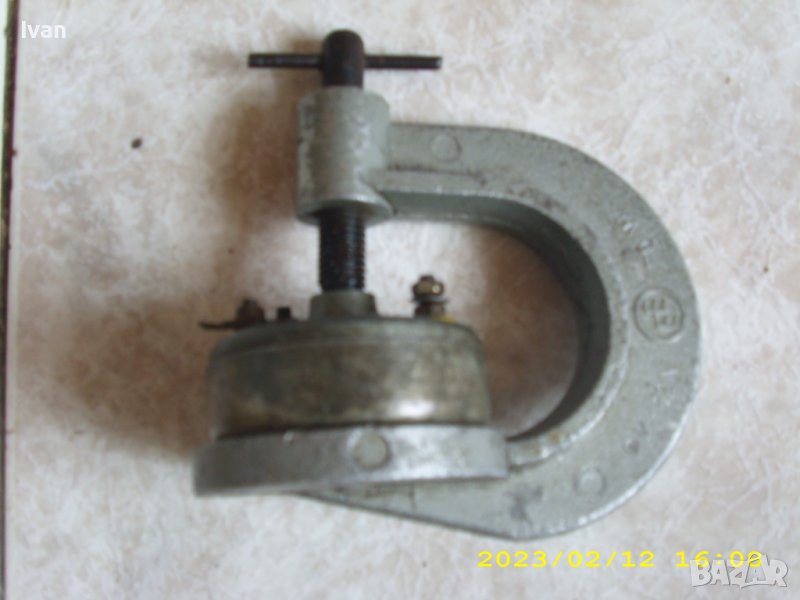 6-12V-70W-Български Соц Вулканизатор-Захранване от Акумулатор-За Лепене На Гуми-Алуминиев-Отличен, снимка 1