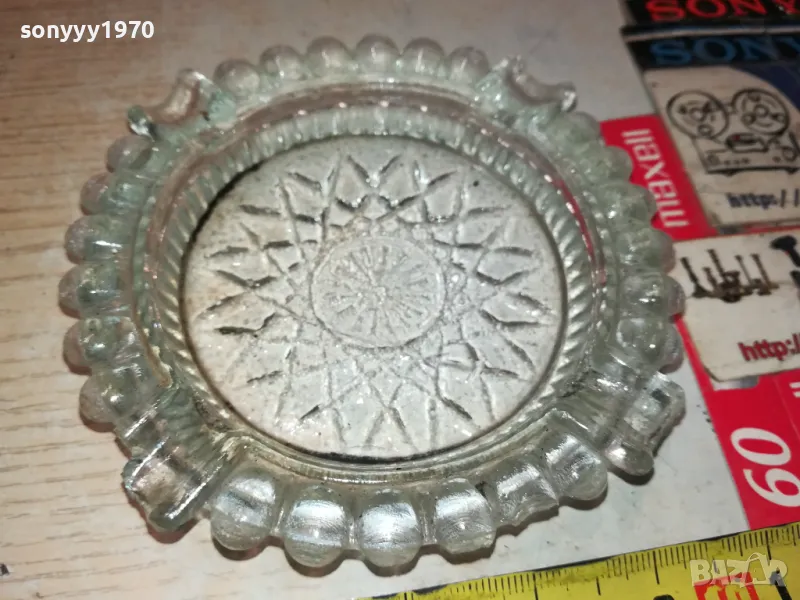 ПЕПЕЛНИК-СТЪКЛО С РЕЛЕФИ 1405251415, снимка 1