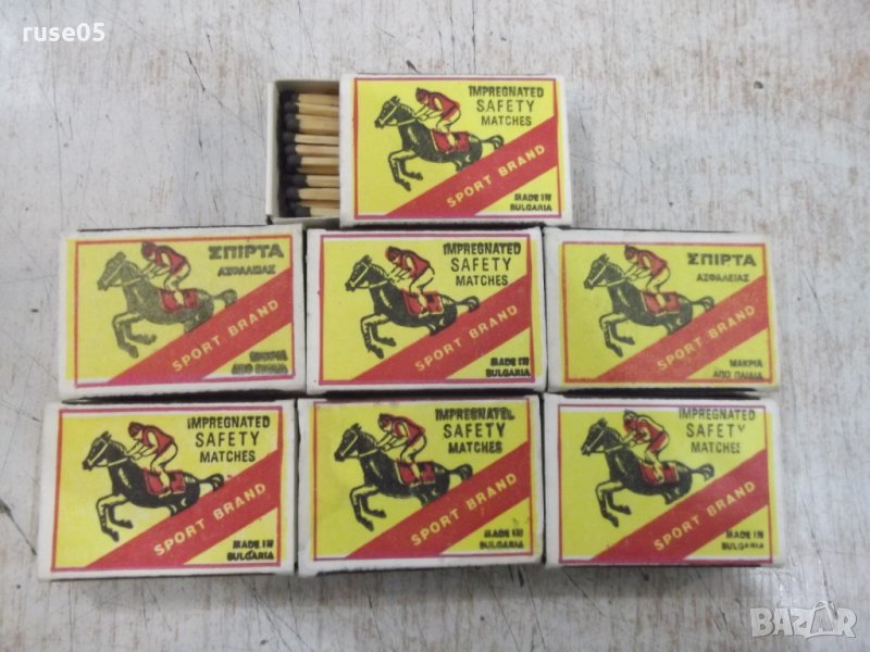 Лот от 7 бр. кибрита "SPORT BRAND", снимка 1