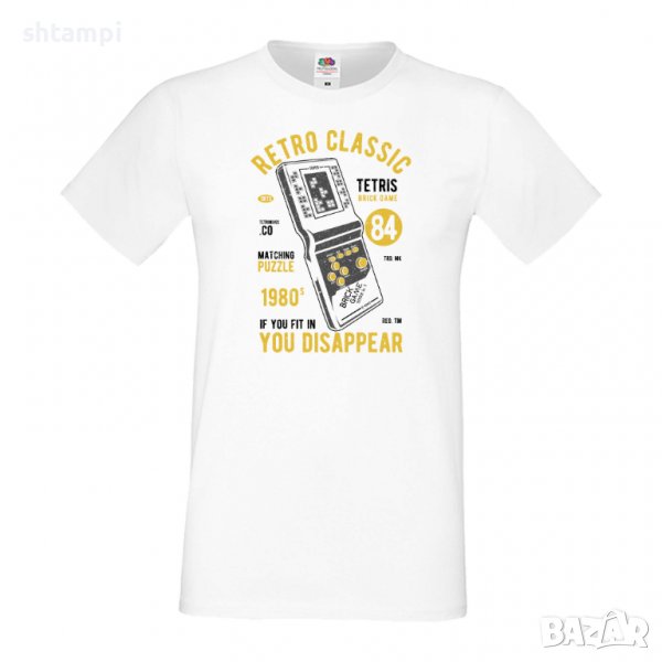 Мъжка тениска Tetris Brick Game Игра геймър,Изненада,Подарък,Празник , снимка 1