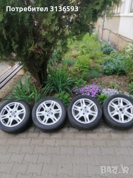 Летни гуми с джанти , снимка 1