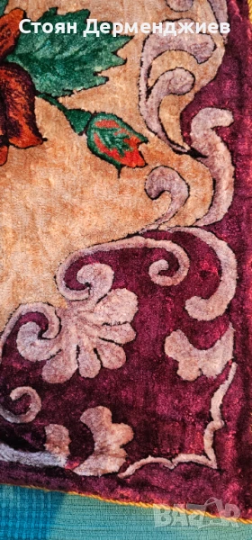 Старинен стенен килим-ковьор, снимка 1