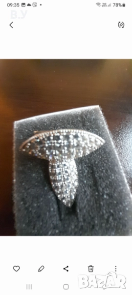 Италиански сребърни обеци , снимка 1