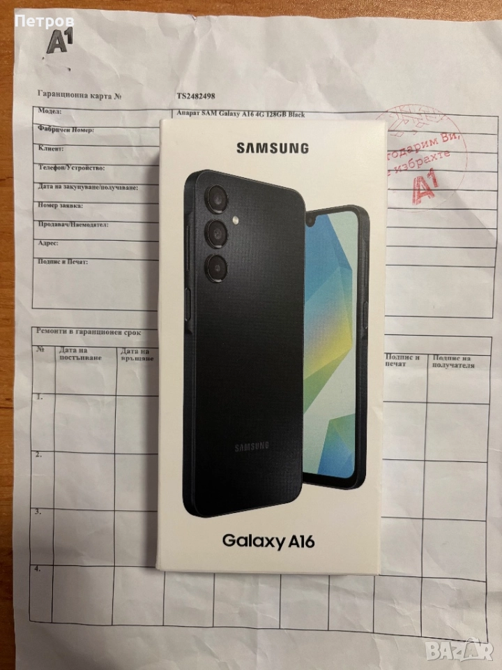 Samsung A16-нов ! 128/4, снимка 1