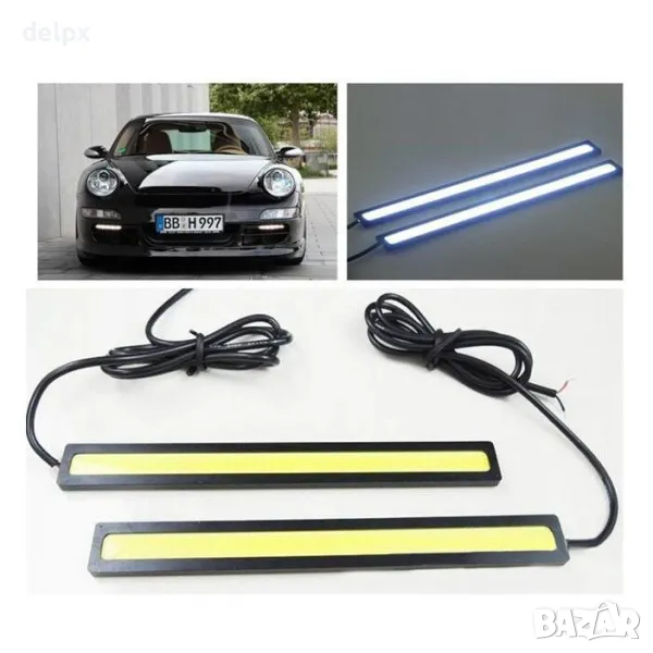 Автомобилни LED светлини комплект 170mm 12V, снимка 1