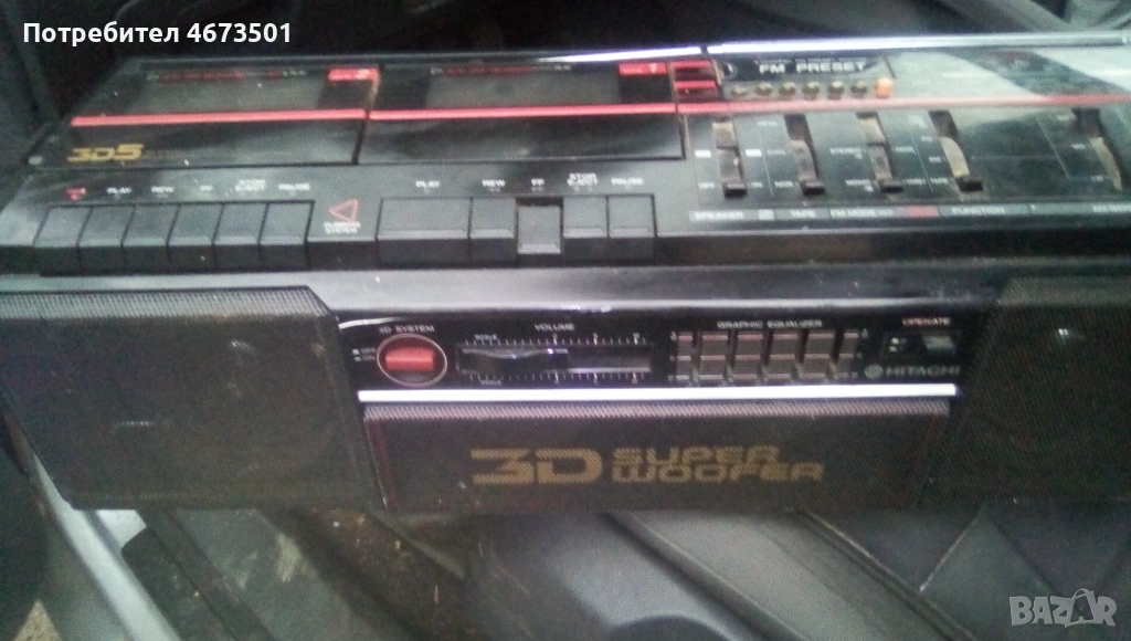 Продавам касетофон Хитачи, снимка 1