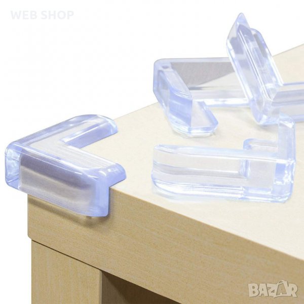 Комплект от 8 броя Силиконови протекори за ръбове, снимка 1