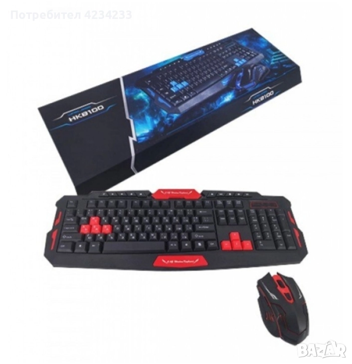 безжична клавиатура и мишка , снимка 1