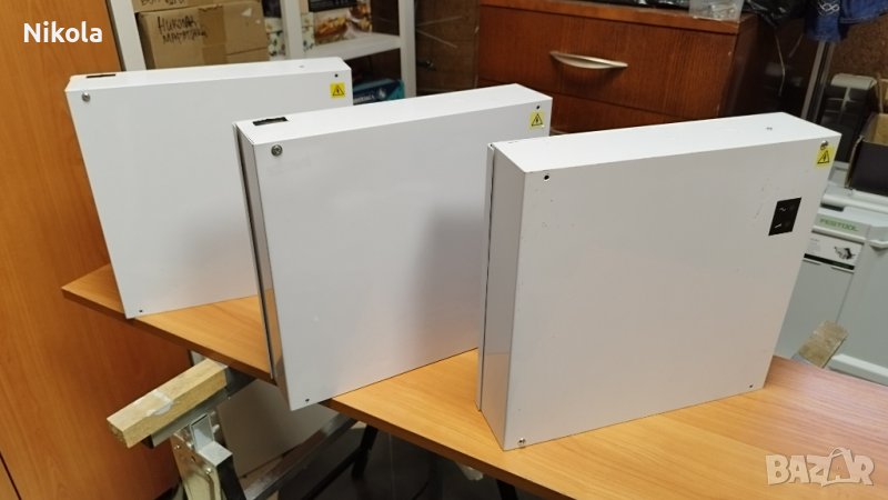 Метална кутия за СОТ централа GE Security / PM 814 и PM844А със захранване, снимка 1