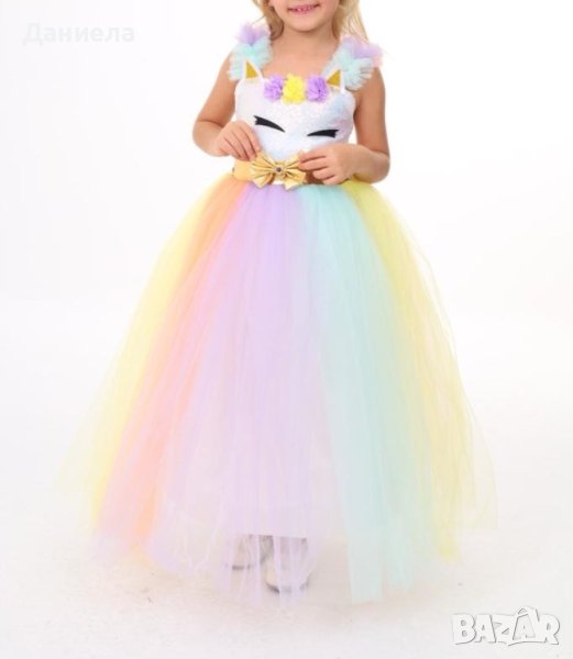 Рокля еднорог с обръч, снимка 1