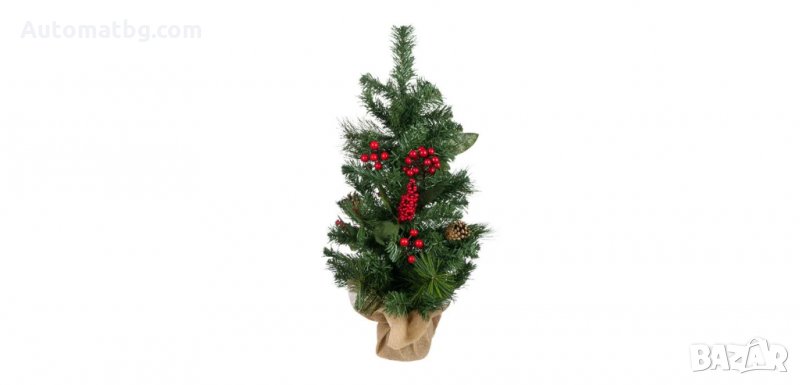 Коледна декоративна елха, Ела Борови игли и Плодове 60см, Automat, снимка 1