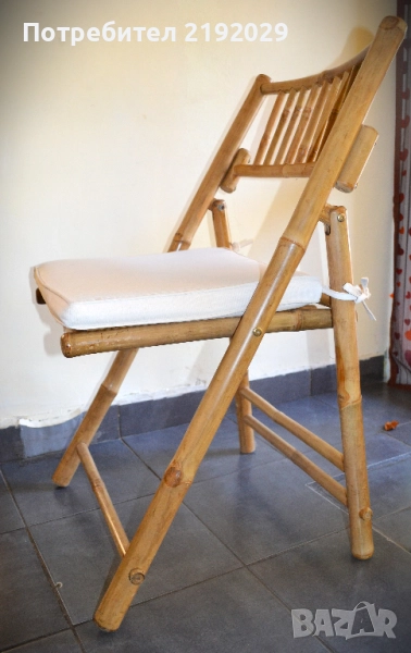 Сгъваеми ГРАДИНСКИ СТОЛОВЕ от бамбук  , снимка 1