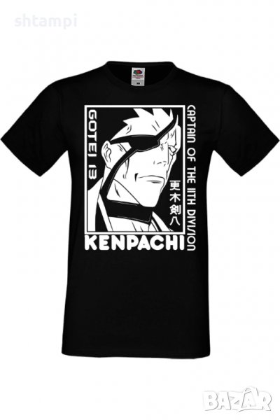 Мъжка тениска Bleach Kenpachi Zaraki,Анимация,игра,Празник,Повод,, снимка 1