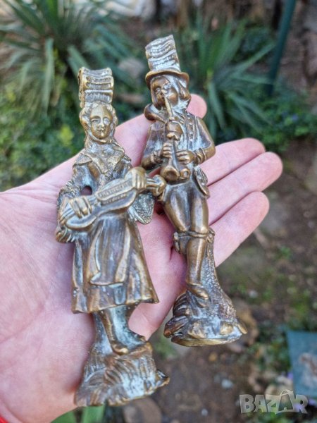 Винтидж Бронзови Музиканти Белгия- "1930г", снимка 1