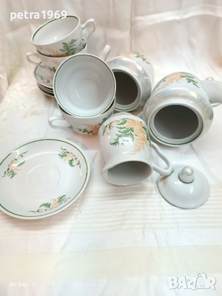 Руски порцеланов сервиз за чай, снимка 1