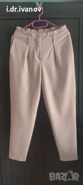 панталон с висока талия цвят пудра ONLY , снимка 1