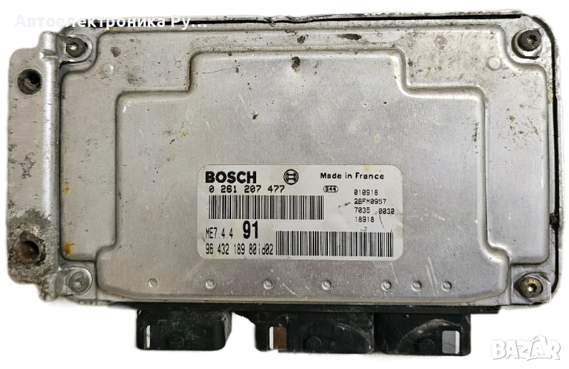Моторен компютър Peugeot 206 (1998-2009г.) 0261207477 / 0 261 207 477 / 9650347980, МЕ7.4.4, снимка 1