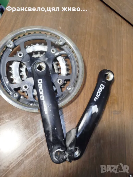 Курбел за велосипед колело Shimano deore fc m 510, снимка 1