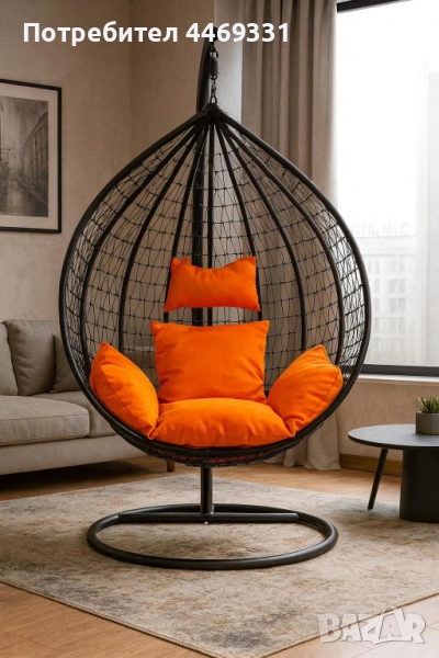 Люлка градинска висяща люлка тип гнездо,яйце–Промоция!, снимка 1