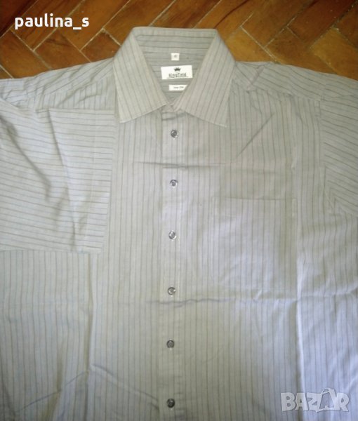 Немачкаема мъжка риза "Kingfield" easy care / голям размер , снимка 1