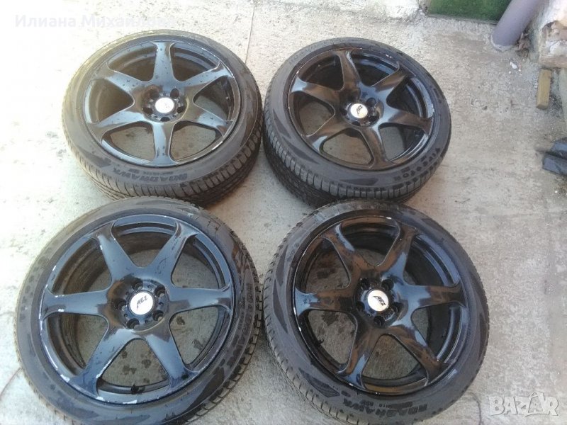 Джанти 18 цола с гуми за vw audi, снимка 1
