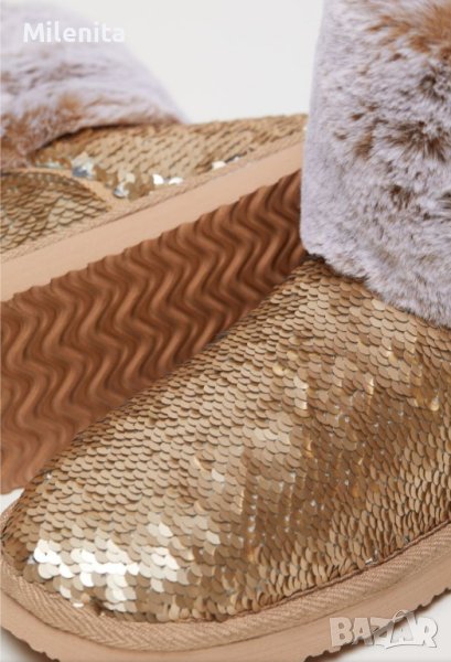 ПРОМО!!!Уникални нови боти H&M н.36/37 с пайети , снимка 1