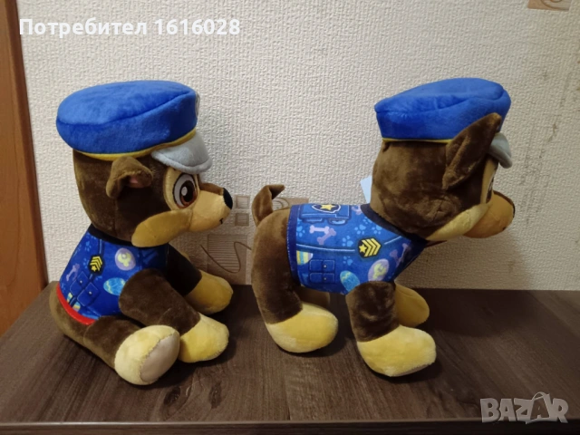 Плюшени играчки на Пес Патрул. Чейс,Маршал и Скай., снимка 17 - Плюшени играчки - 36680516