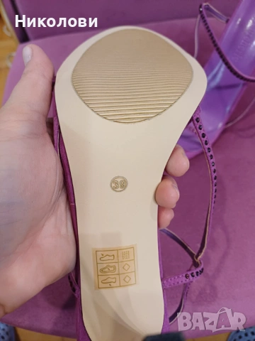 ДАМСКИ САНДАЛИ В ЛИЛАВО - 39 номер, снимка 4 - Сандали - 53065907