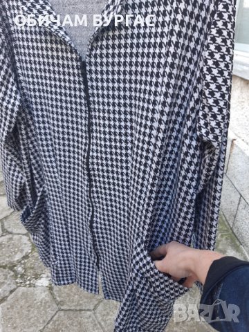 4xl ЕЛЕГАНТНА ВРЪХНА ДРЕХА С КЛАСИЧЕСКА КРОЙКА С ДЖОБОВЕ И ЦИП , снимка 9 - Жилетки - 42896465