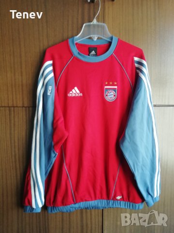 Bayern Munich Adidas Climawarm оригинален суичър блуза Байерн Мюнхен 2005/2006 Vintage, снимка 1 - Блузи - 43218292