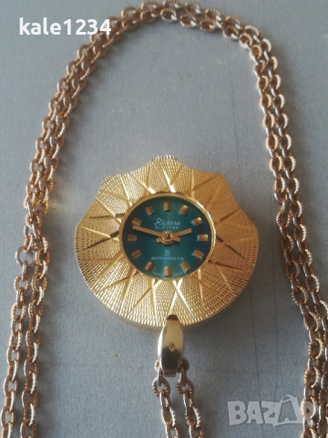 Дамски часовник, медальон. Riviera Electra. Swiss parts. Vintage watch. Швейцарски , снимка 9 - Дамски - 44877978